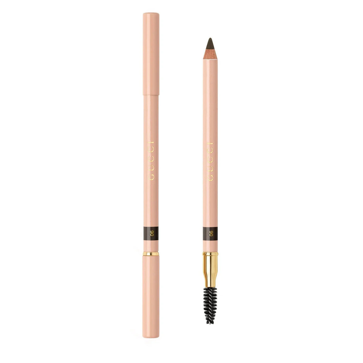 Gucci, Definition Sourcils, Double-Ended, Eyebrow Cream Pencil, 06, Black, 1.19 g