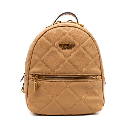 Guess, Abey, Synthetikleder, Textil-Rucksack, Beige, HWQB8558320, für Damen