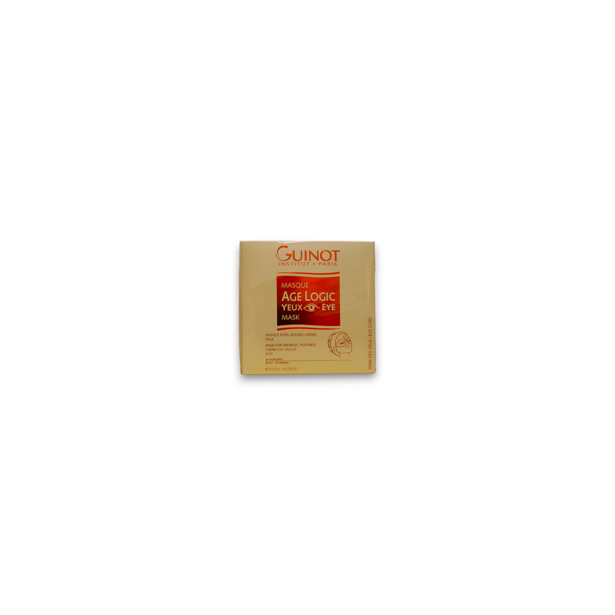 Set, Guinot, Age Logic, Augencrememaske, 4 Stk., 5,5 ml