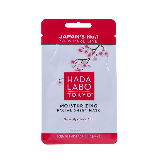 Hada Labo Tokyo, Hada Labo, Hyaluronic Acid, Moisturizing, Sheet Mask, Face, 20 ml