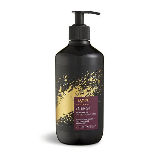 I Love, Wellness Energy, Orange & Bergamotte, Reinigend, Flüssigseife, Für die Hände, 500 ml