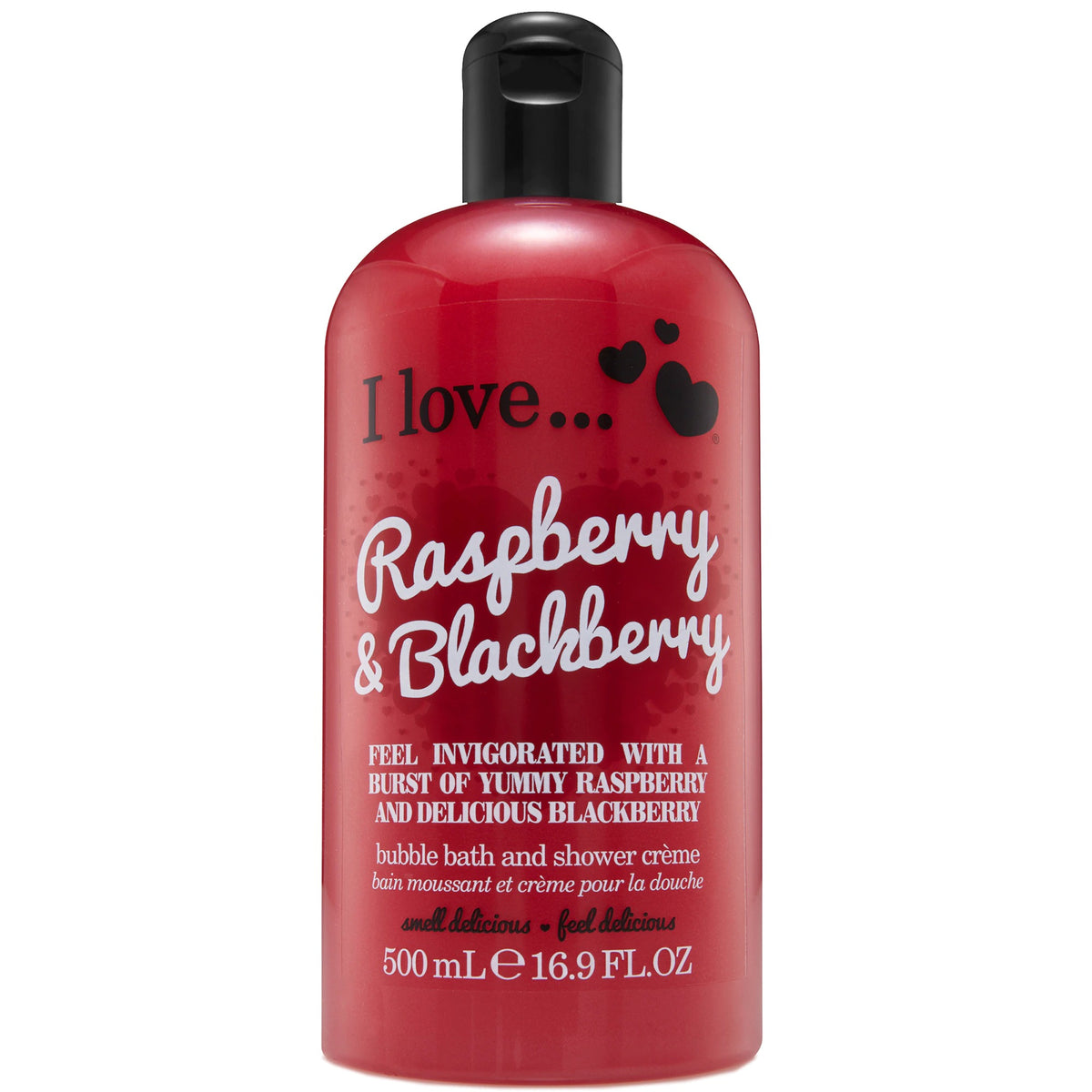 I Love, Raspberry & Blackberry, Body Wash, 500 ml