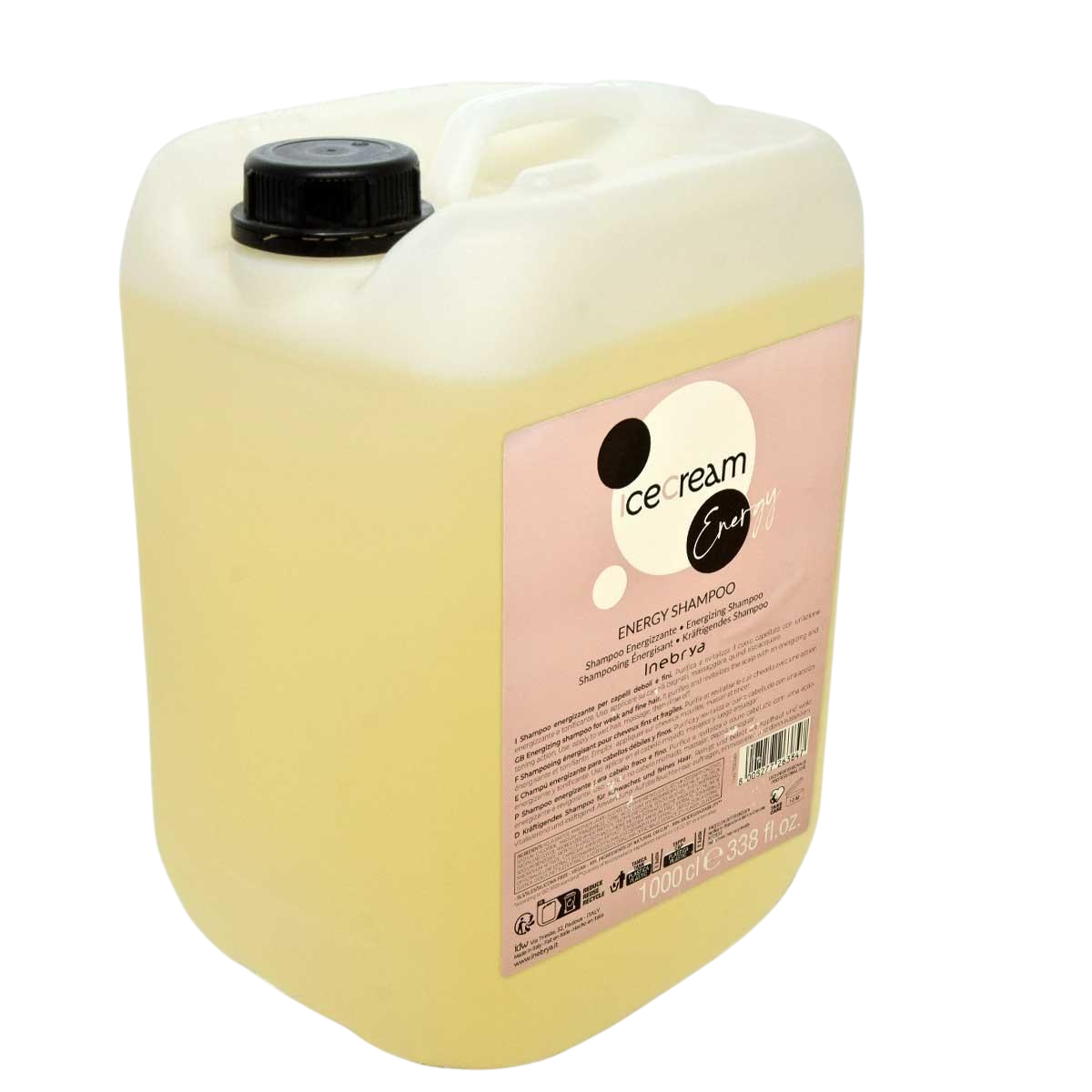 Inebrya, Ice Cream Energy, Haarshampoo, Haarausfall, Nachfüllpackung, 10000 ml