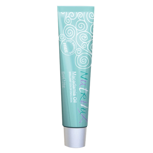 Intercosmo, Nutrilux, Macadamia Oil, Permanent Hair Dye, 6.0 Linden, 60 ml