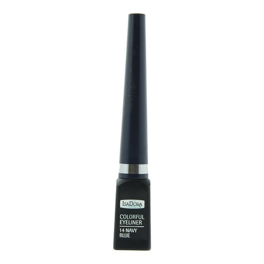 IsaDora, Farbiger Eyeliner, Eyeliner, Gel-Eyeliner, 14, Navyblau, 3,7 ml