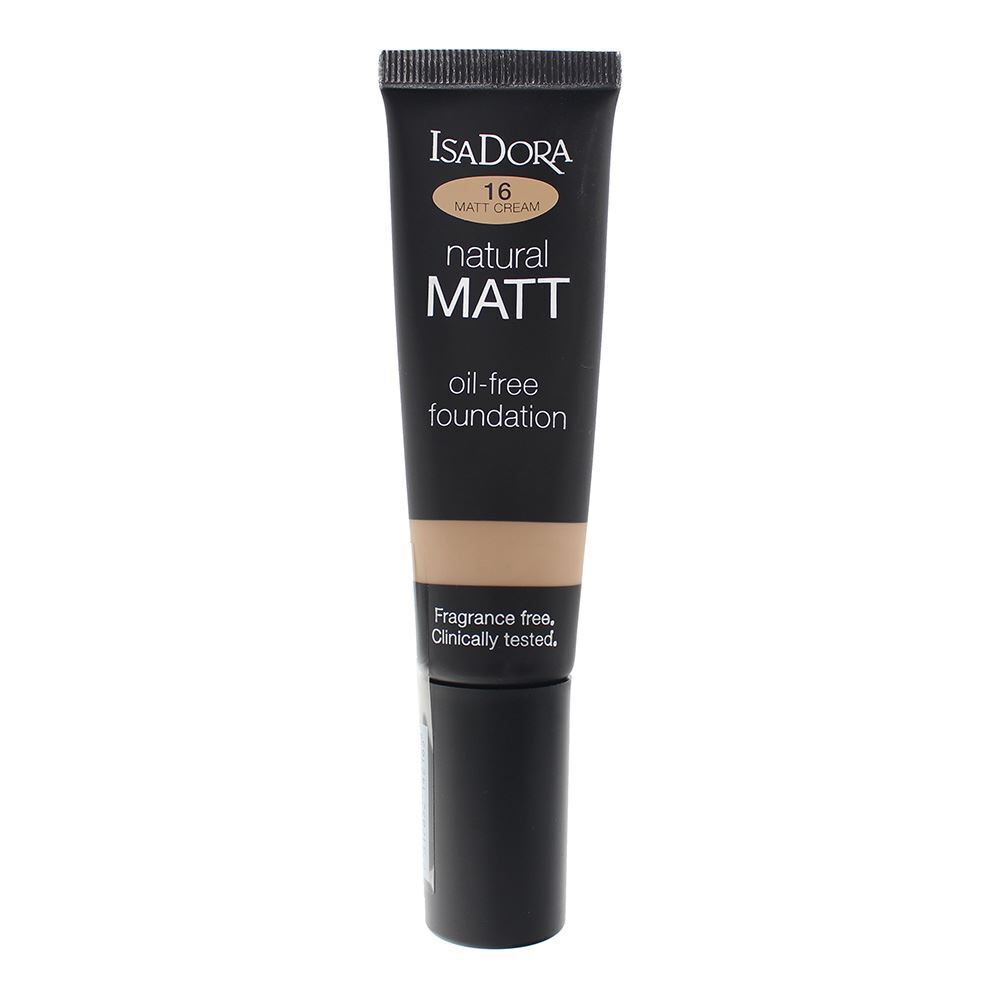 IsaDora, Natural Matt, Oil Free, Matte, Liquid Foundation, 16, Cream, 50 ml