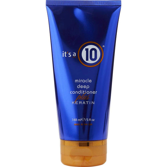 It's a 10, Miracle Deep Plus Keratin, haarconditioner, tegen pluizig haar, 148 ml