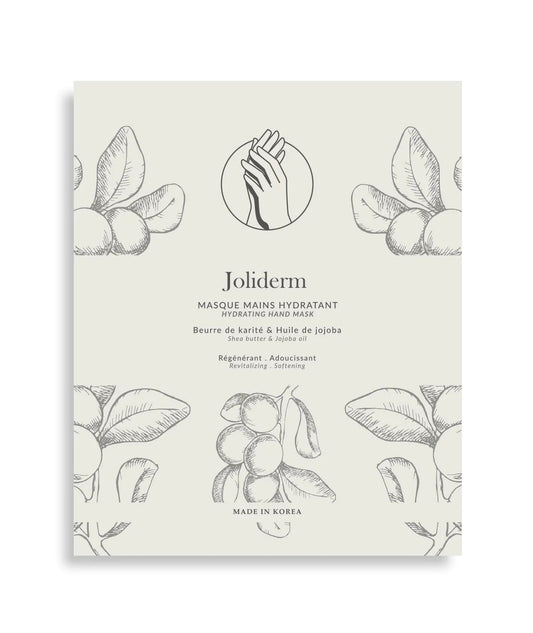 Set Duo, Joliderm, Joliderm, Shea Butter And Coconut Oil, Hydrating & Softening, Hand Sheet Mask, 2 pcs, 2