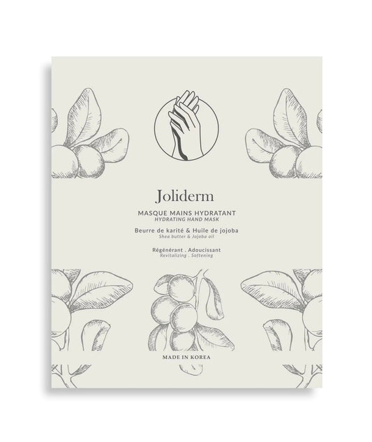 Set Duo, Joliderm, Joliderm, Shea Butter And Coconut Oil, Hydrating & Softening, Hand Sheet Mask, 2 pcs, 2