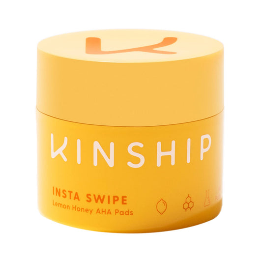 Kinship, Insta Swipe AHA Zitronen-Honig-Pads, Peeling, Peel-Off-Pads, 45 Stk.