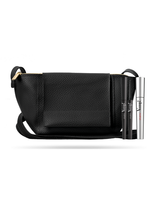 Kit Vamp! Set Pupa: Vamp!, Waterproof, Volumizing, Mascara, Black, 9 ml + Vamp!, Gel Eyeliner, Extra Black, 1.5 ml