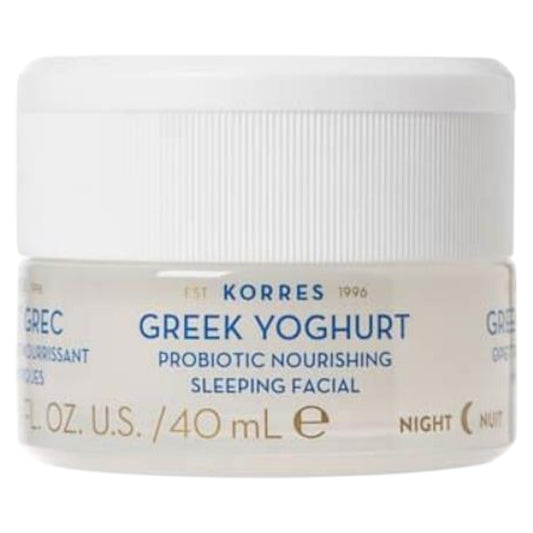 Korres, Greek Yoghurt Probiotic, Nourishing, Body Cream, For Face, At Night, 40 ml