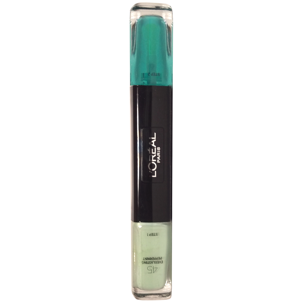 L'Oréal Paris, Infallible, Gel-Effekt, 2-in-1 Nagellack, 45, Everlasting Peppermint, 2 x, 5 ml
