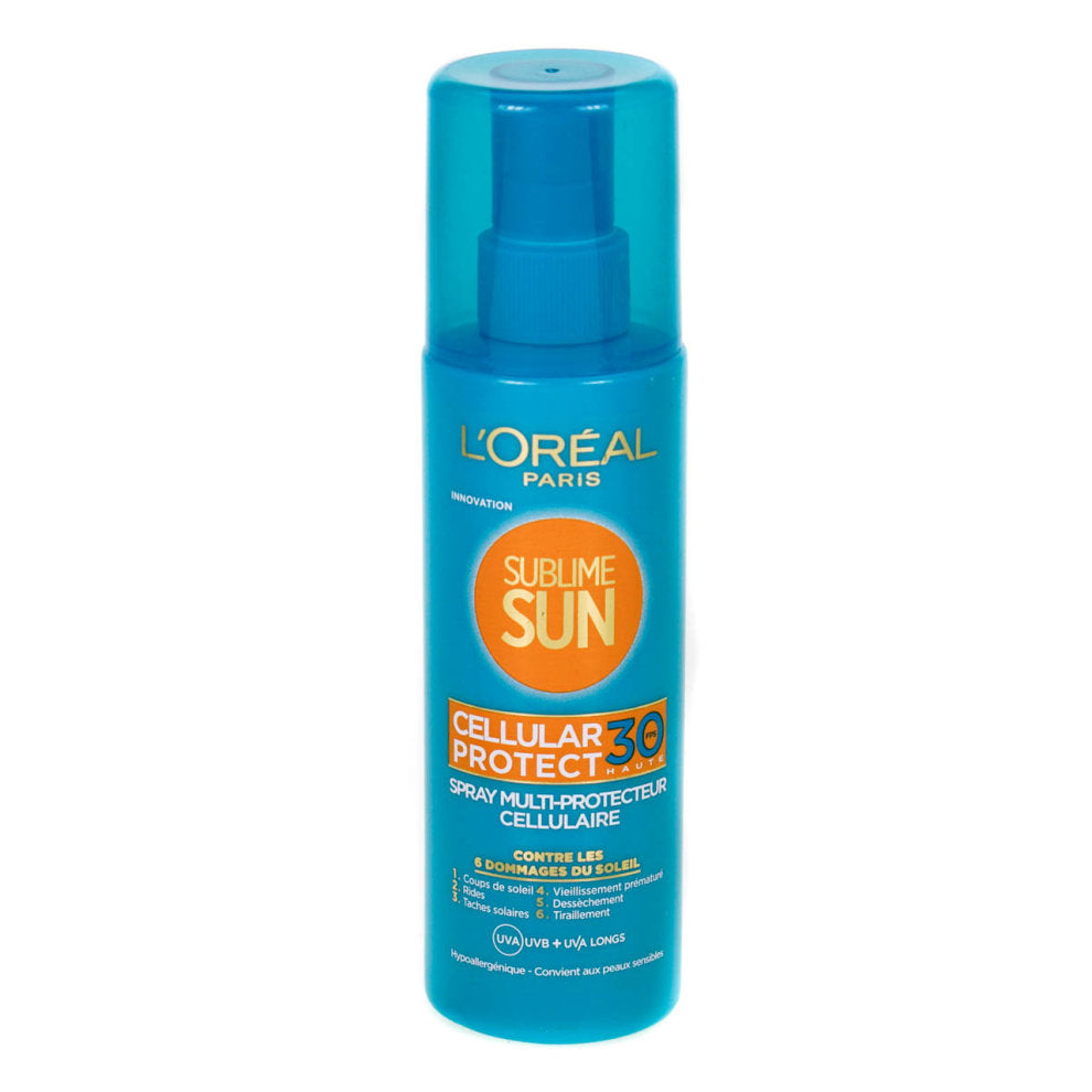 L'Oreal Paris, Sublime Sun Cellular Protect, UV Protection, Sunscreen Spray, SPF 30, 200 ml