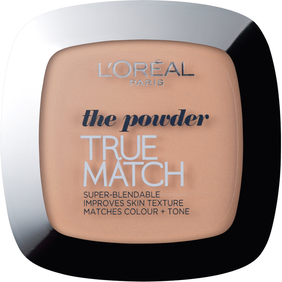 L'Oreal Paris, True Match, Mattifying, Compact Powder, 3R/3C, Rose Beige, 9 g