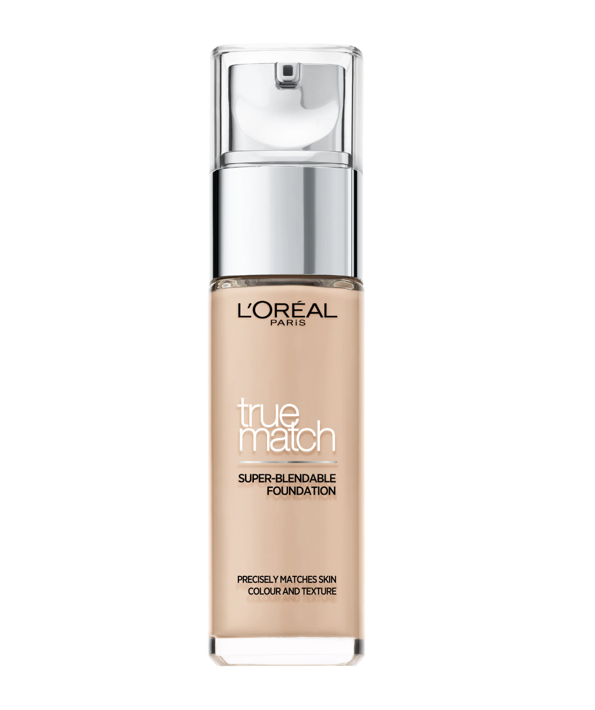 L'Oréal Paris, True Match, Natürliches Finish, Flüssig-Foundation, 1R1C, Rose Ivory, LSF 17, 30 ml
