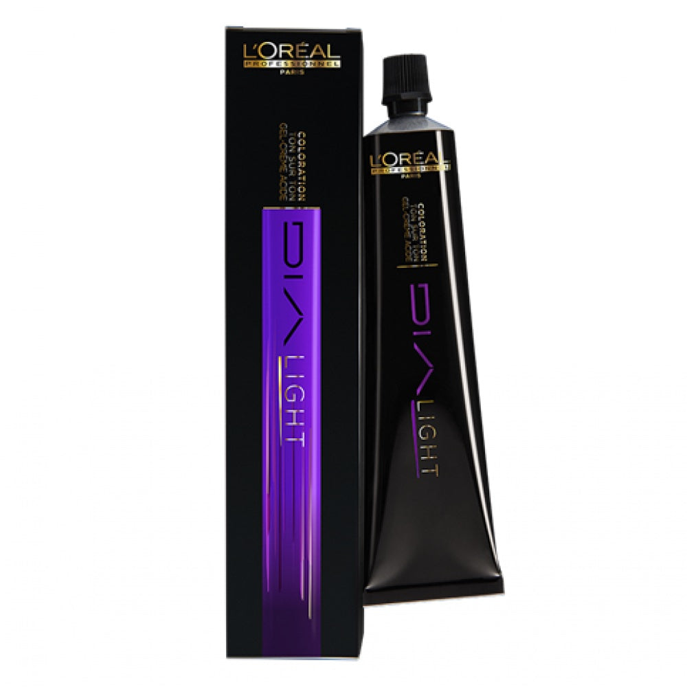 L'Oréal Professionnel, Dia Light, ammoniakfreie, semi-permanente Haarfarbe, 7.43 Gold-Kupfer-Blond, 50 ml