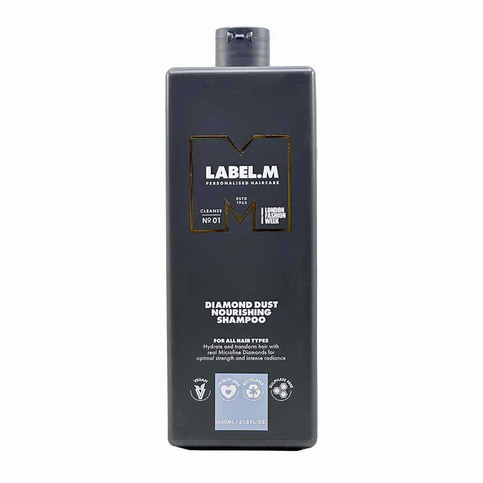 Label.M, Diamond Dust, Hair Shampoo, Nourishing, 1000 ml