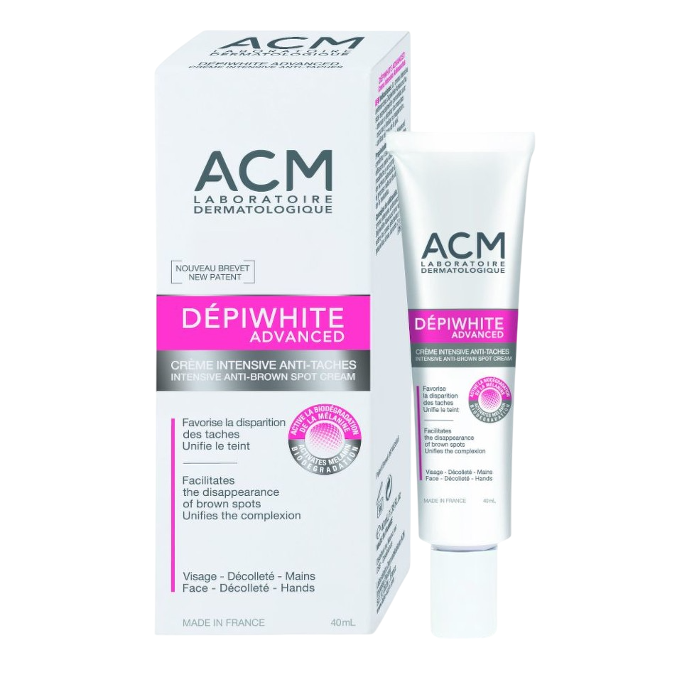 Laboratoire ACM, Depiwhite Advanced, Anti-Pigmentflecken-Creme, für Gesicht & Hände, 40 ml