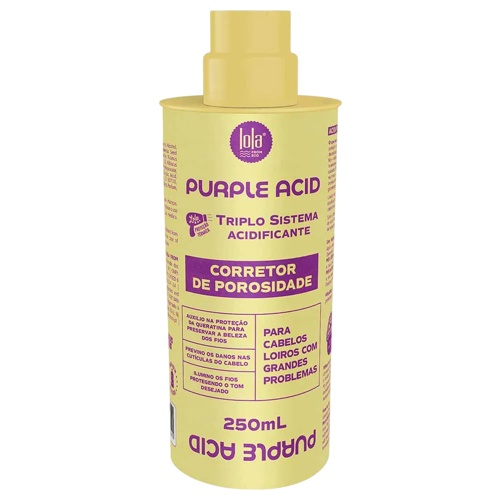 Lola Cosmetics, Purple Acid, Haarcreme-Behandlung, Anti-Porosität, 250 ml