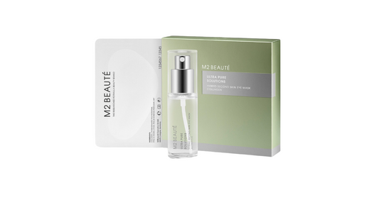 Set, M2 Beaute, Ultra Pure Solutions, collageen, hydraterend oogmasker, 7 stuks