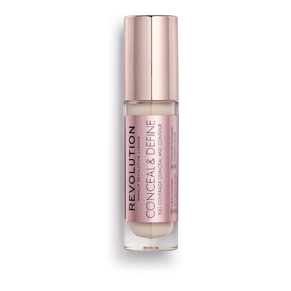 Makeup Revolution, Conceal & Define, Korrektur, Flüssig-Concealer, C1, 4 g
