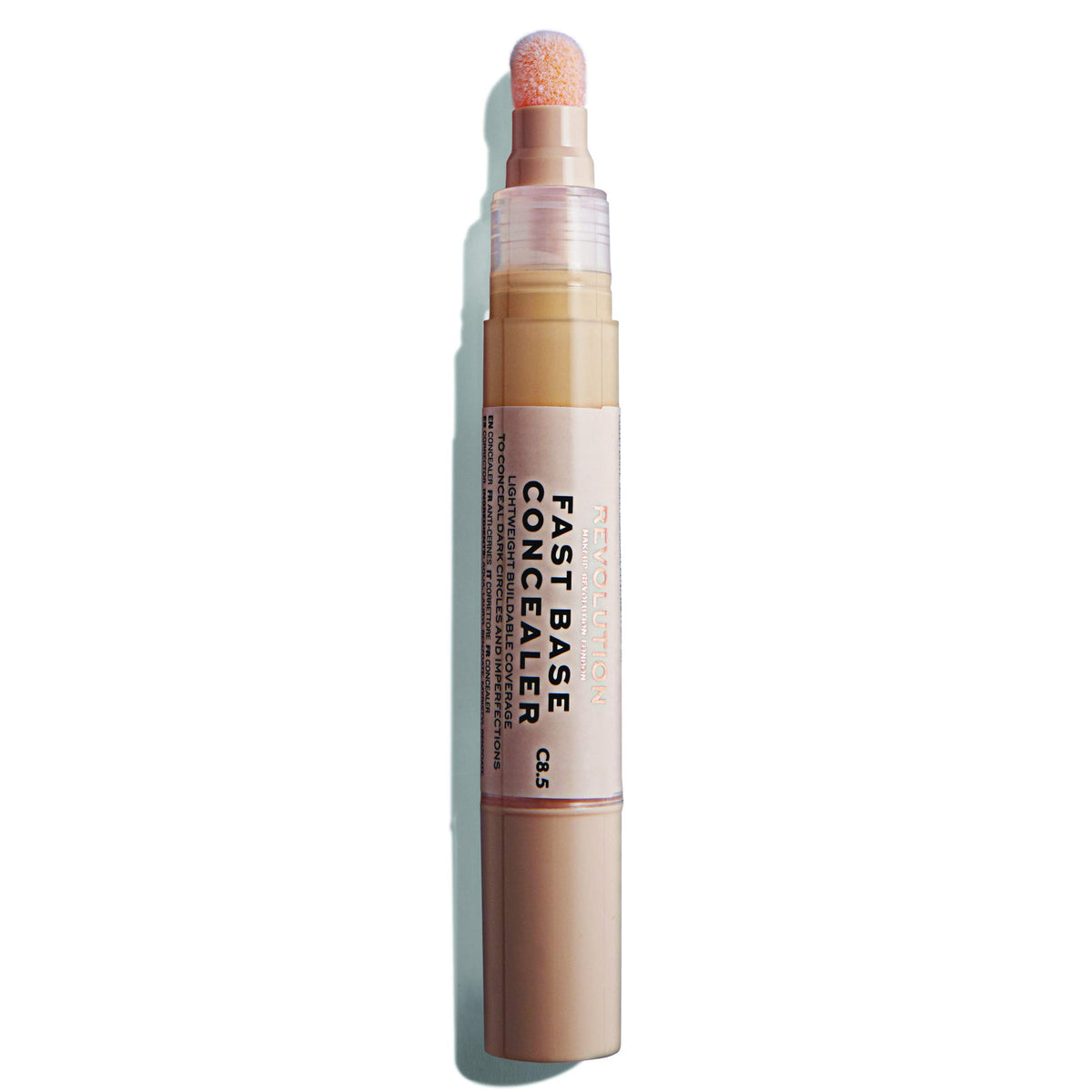 Makeup Revolution, Fast Base Concelear, Under-Eye Concealer Pen, C 8.5, 4.5 ml