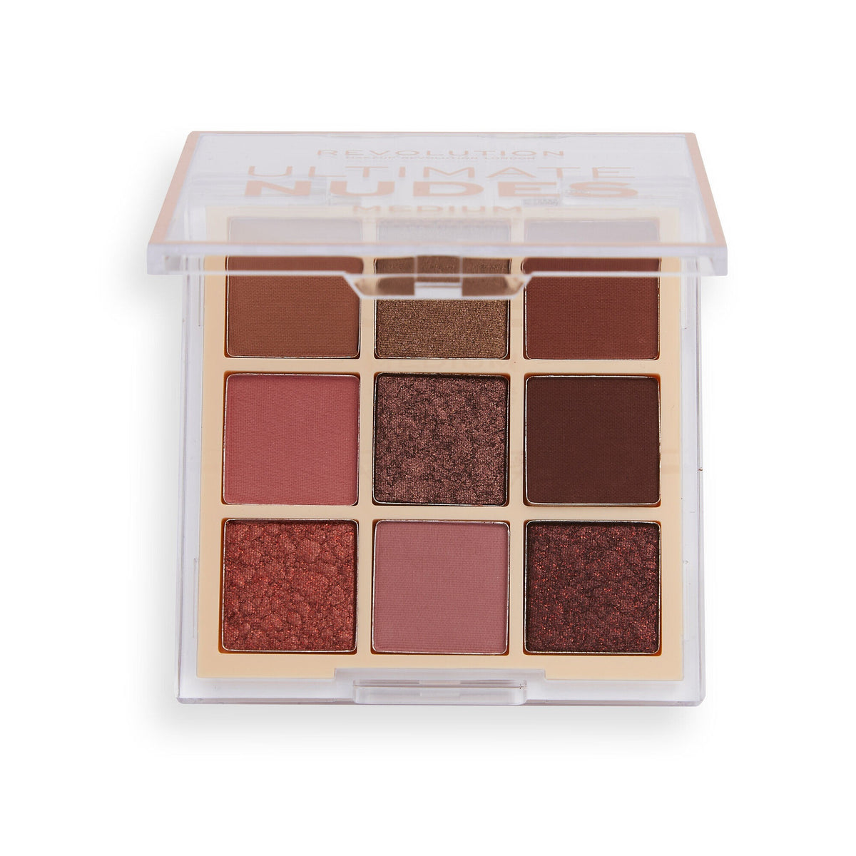 Makeup Revolution, Ultimate Nudes, Lidschattenpalette, Medium, 8,1 g