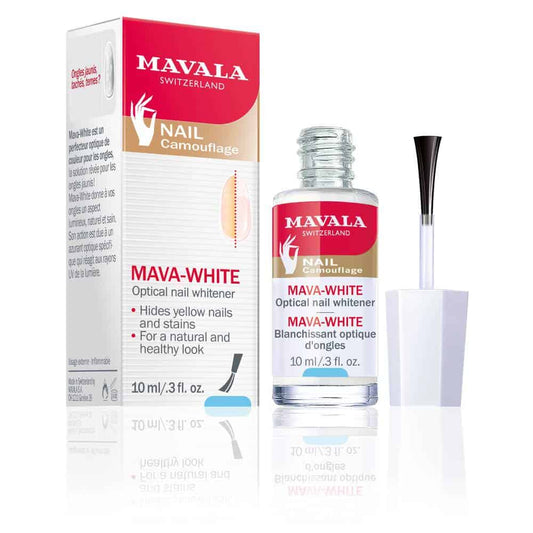 Mavala, Mava White, nagelwitter, nagelversterkende lak, 10 ml