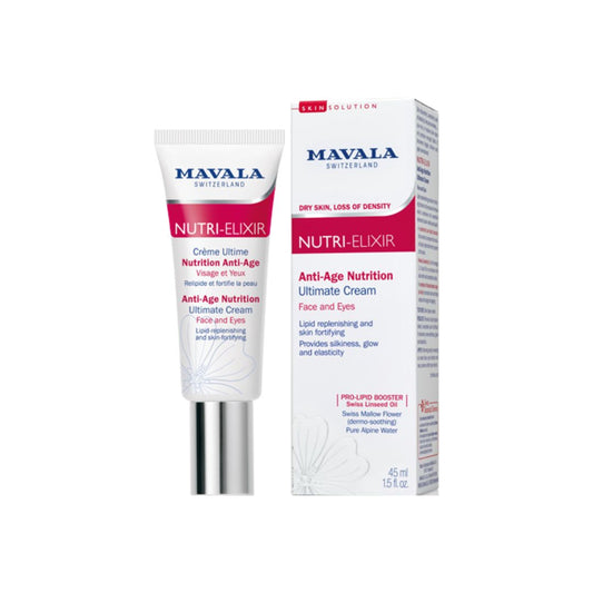 Mavala, Nutri-Elixir, Anti-verouderend, Voedend & Revitaliserend, Dag- & Nachtcrème, Gezicht & Ogen, 45 ml