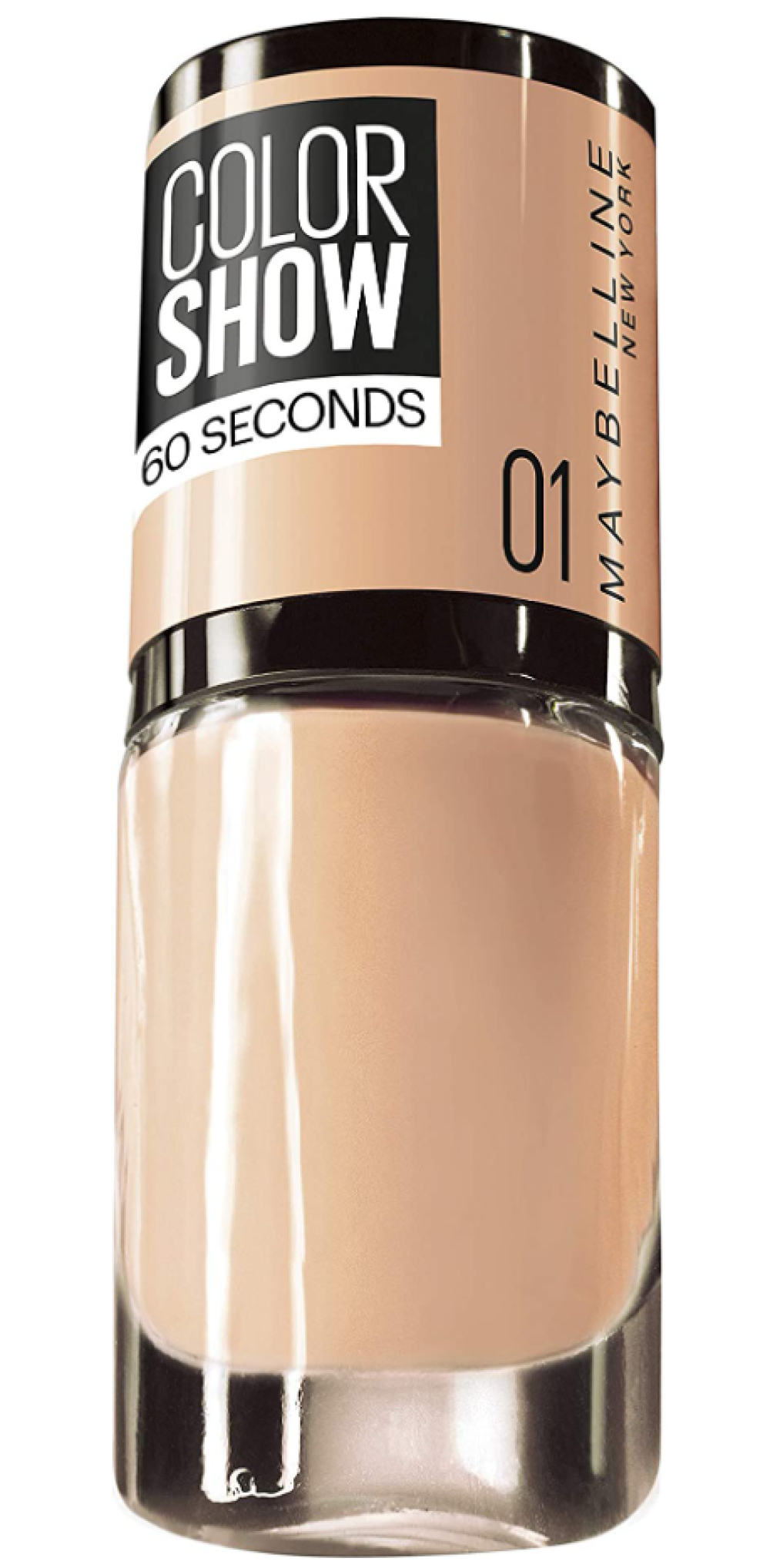 Maybelline, Color Show 60 Seconds, Nagellack, Nr. 1, Go Bare, 7 ml