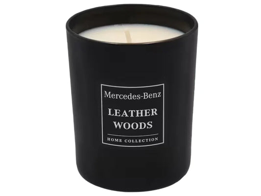 Mercedes-Benz, Leather Woods, holzig, Duftkerze, 180 g