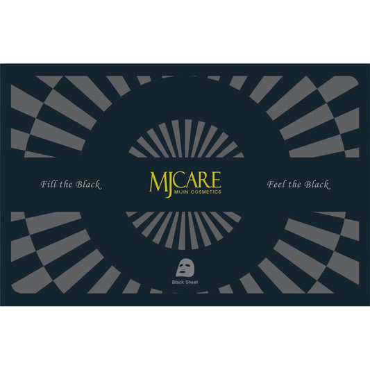 Mijin, Mjcare, Charcoal, Eliminates Impurities, Sheet Mask, For Face, 25 ml