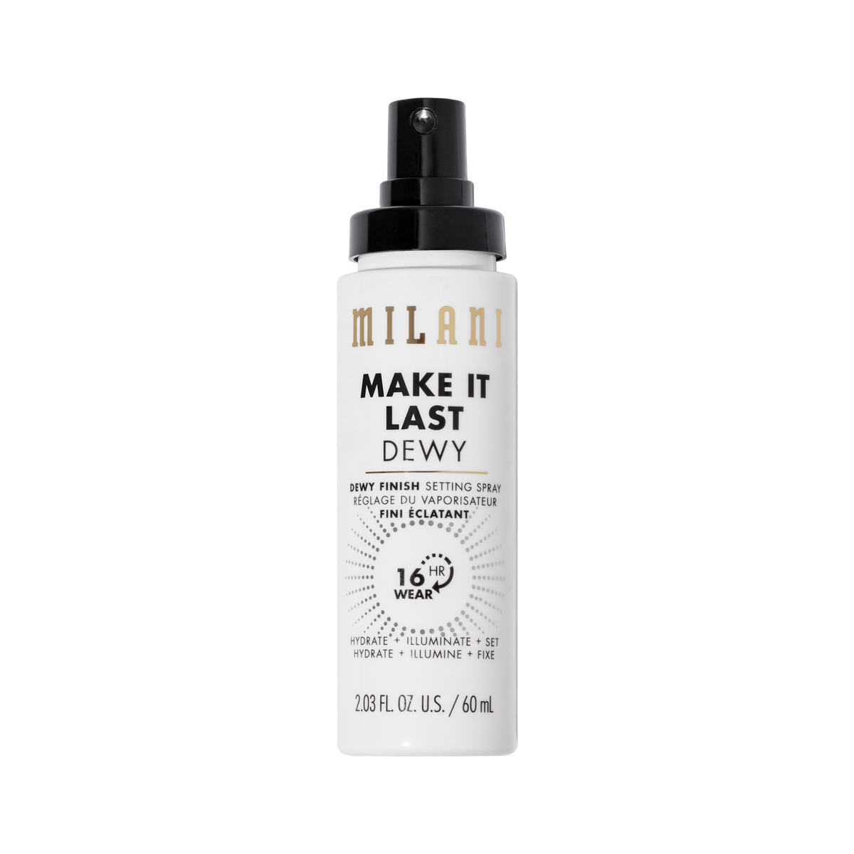 Milani, Make It Dewy, Illuminating, Fixing-Spray, 60 ml