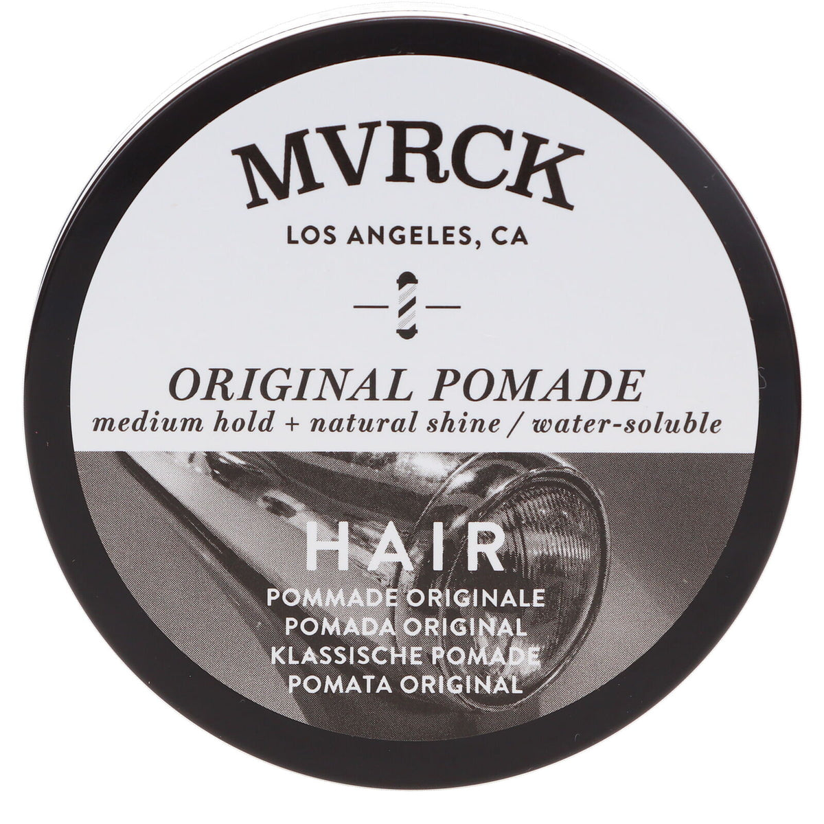 Mvrck by Paul Mitchell, Hair Original, Paraben-Free, Hair Styling Pomade, Natural Shine, Medium Hold, 85 g