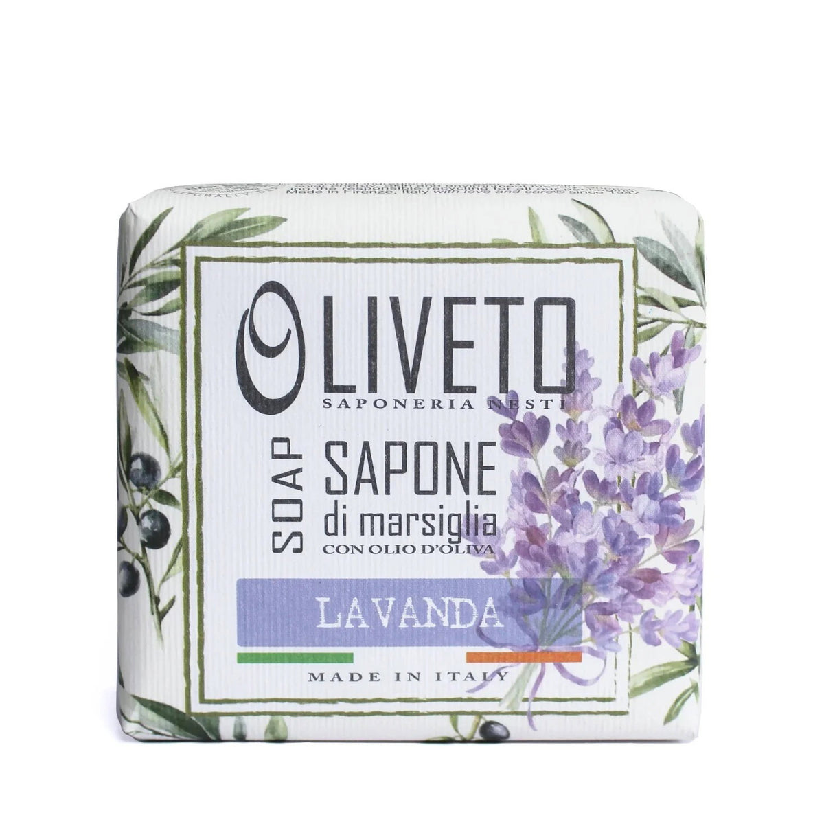 Nesti Dante, Oliveto Lavanda, Reinigende & Feuchtigkeitsspendende, Duftseife, 200 g