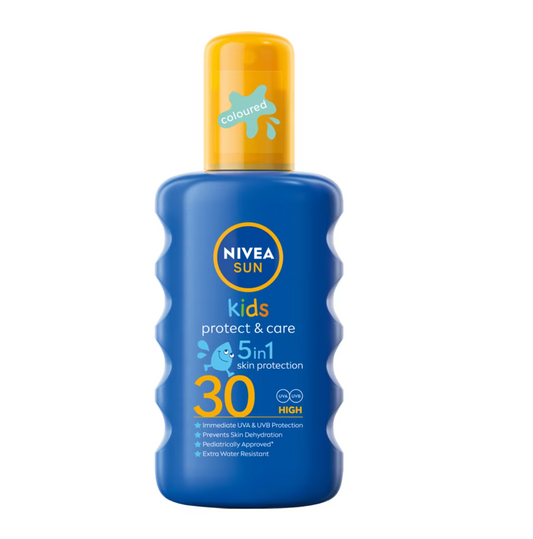 Nivea, Kids Protect & Care 5in1, Selbstbräunungsspray, 200 ml