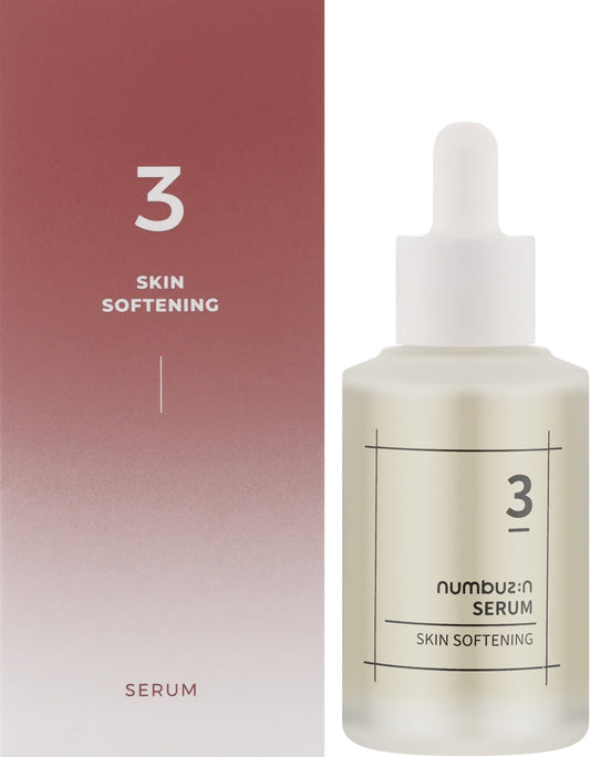 Numbuzin, No. 3 Skin Softening, Softening, Serum, für das Gesicht, 50 ml