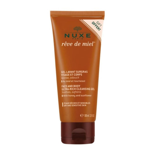 Nuxe, Rêve de Miel, rückfettendes Waschgel, für das Gesicht, 100 ml