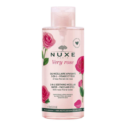 Nuxe, Very Rose, Reinigung, Mizellenwasser, Für alle Hauttypen, 750 ml