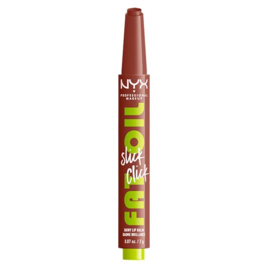 Nyx, Fat Oil Slick Click, Sheer, Baume à lèvres, 05, 2 g
