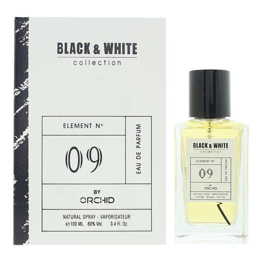 Orchidee, Black & White Collection – Element Nr. 09, Eau de Parfum, Unisex, 100 ml