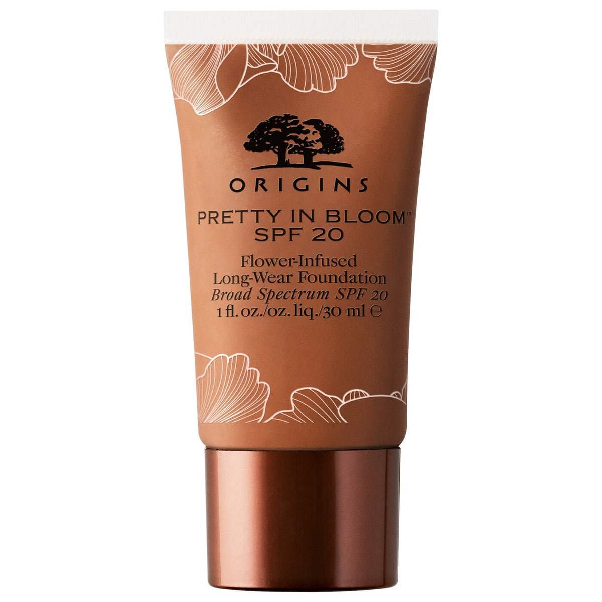 Origins, Pretty In Bloom, langanhaltende Cremefoundation, Nr. 700, Very Deep Neutral, LSF 20, 30 ml