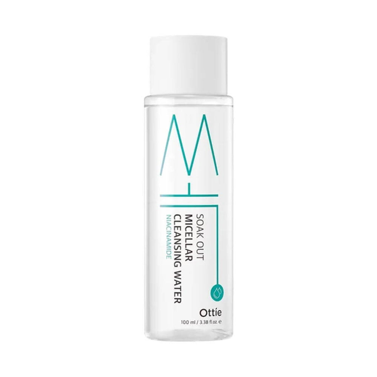 Ottie, Soak Out, Reinigendes & Feuchtigkeitsspendendes Mizellenwasser, Sensitiv, 100 ml