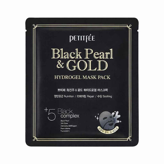 Petitfee, Black Pearl & Gold, Hydrating & Brightening, Gel Mask, Face, 32 g