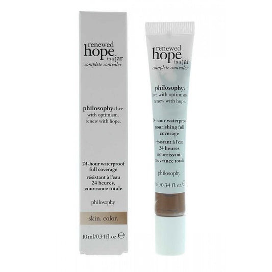 Philosophy, Renewed Hope In A Jar, wasserfest, hohe Deckkraft, flüssiger Concealer, 9.5, Cocoa, 10 ml