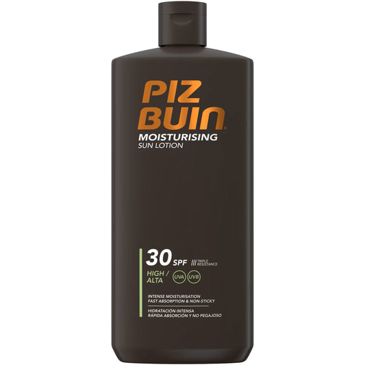 Piz Buin, Hydratant, Protection Solaire, Lait Solaire, SPF 30, UVA & UVB, 400 ml