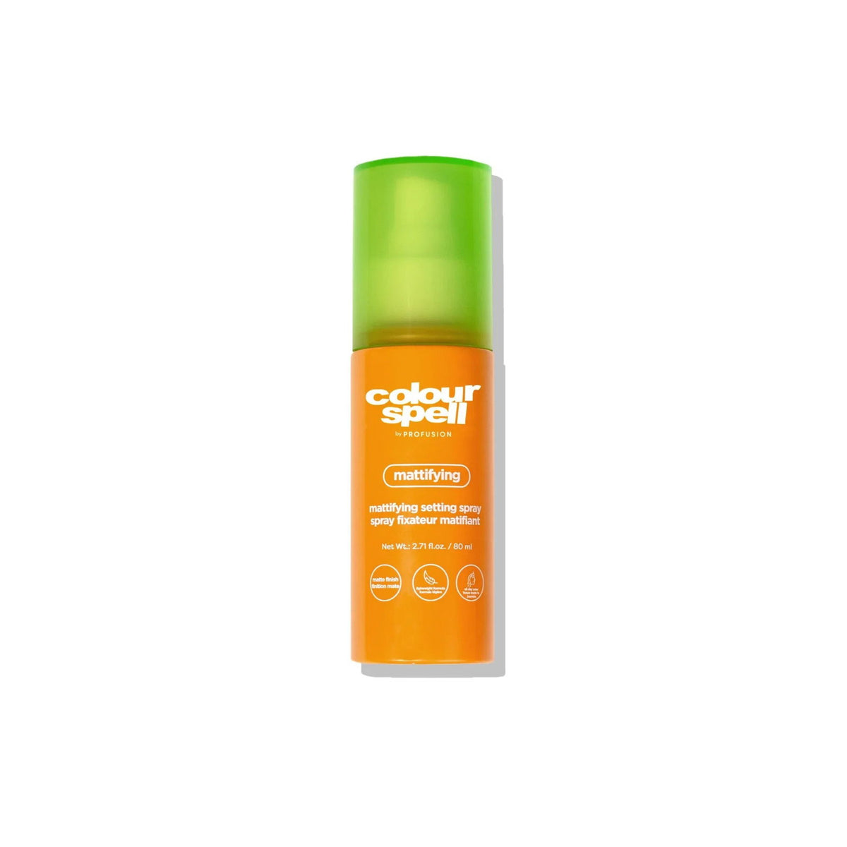 Profusion Cosmetics, Colour Spell, Matt, Make-up-Fixierspray, 80 ml