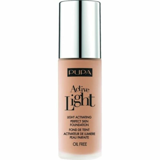Pupa, Active-Light, Oil Free, Illuminating, Liquid Foundation, 030, 30 ml