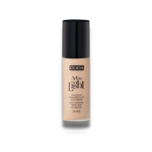 Pupa, Active-Light, Oil Free, Illuminating, Liquid Foundation, 60, Amber, 30 ml